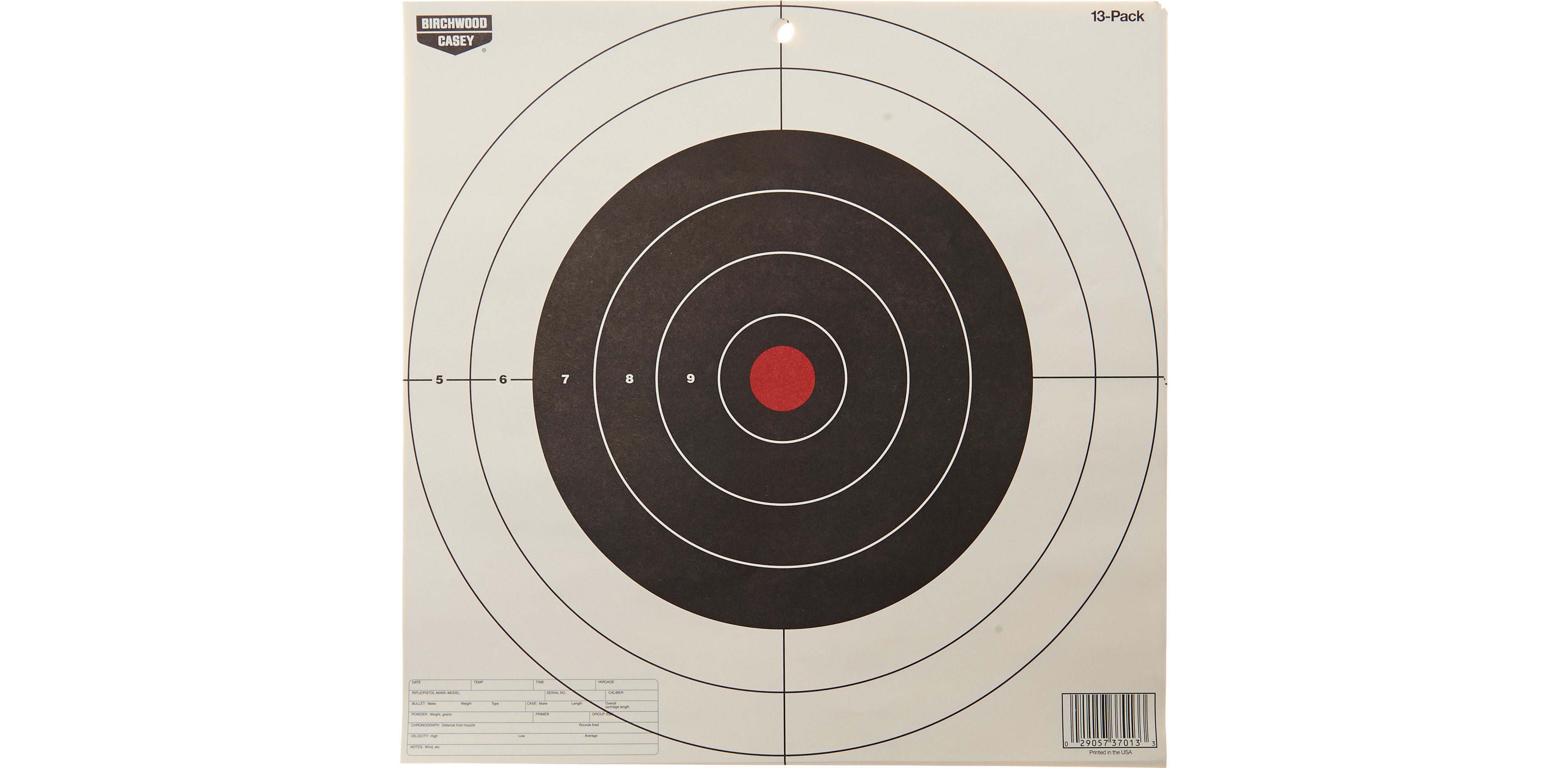 Birchwood Casey® Eze-Scorer™ 12" Bull's-Eye Paper Targets 13-Pack