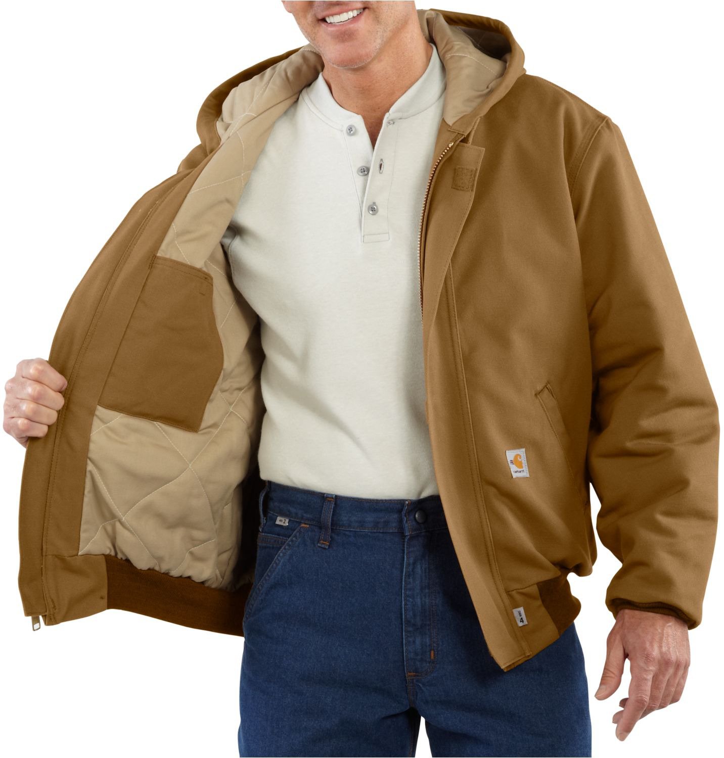 Carhartt Men's Fire Resistant Duck Active Jacket                                                                                 - view number 4