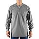 Carhartt Men's Flame-Resistant Force Cotton Long Sleeve Henley                                                                   - view number 2