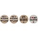 WinCraft New Orleans Saints Buttons 4-Pack                                                                                       - view number 1 selected