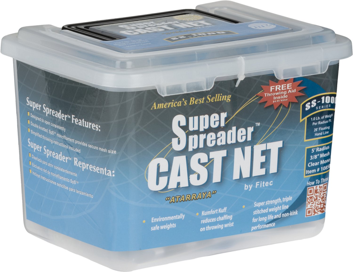 Academy Sports + Outdoors Fitec SS-1000 Super Spreader™ 5' Cast