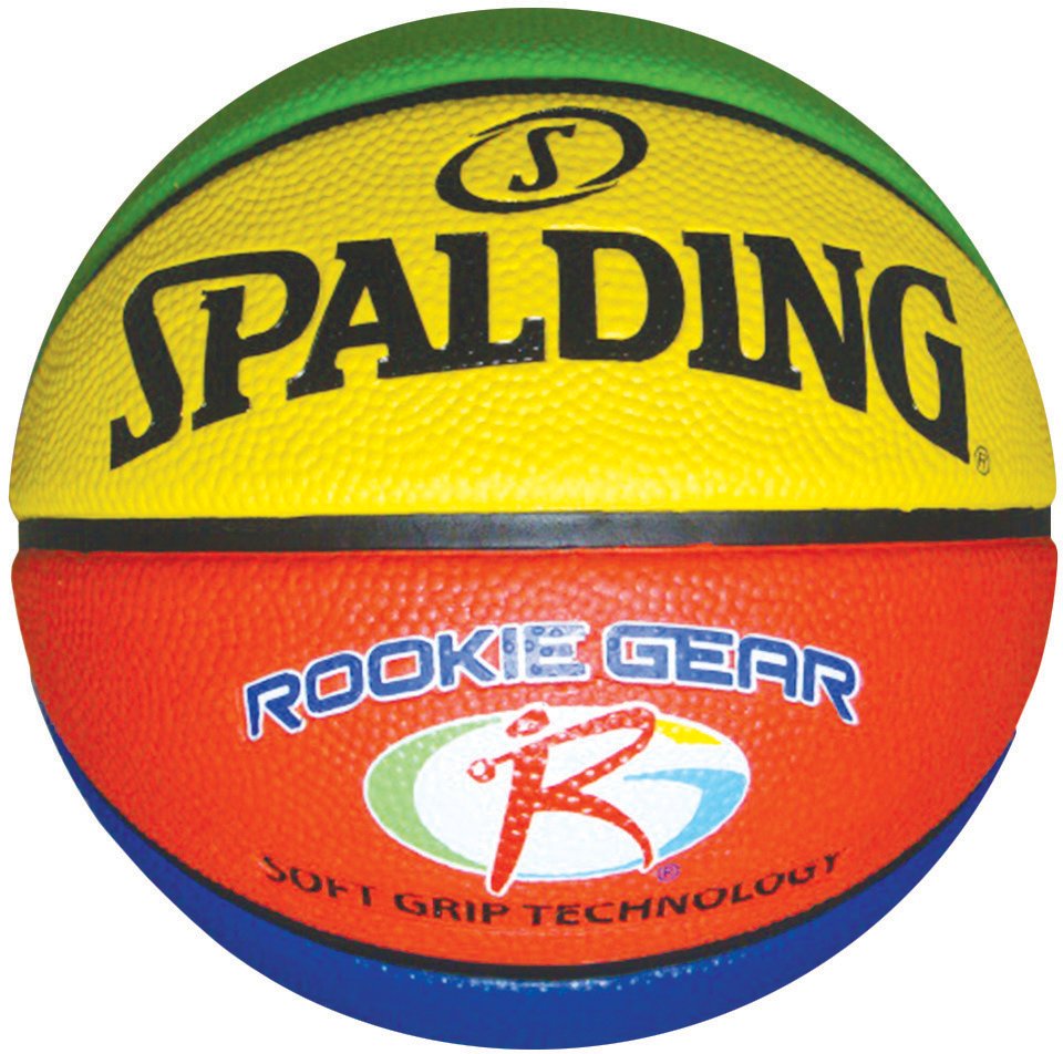 Spalding Rookie Gear Basketball, Indoor/Outdoor, 27.5 Inch Youth Size