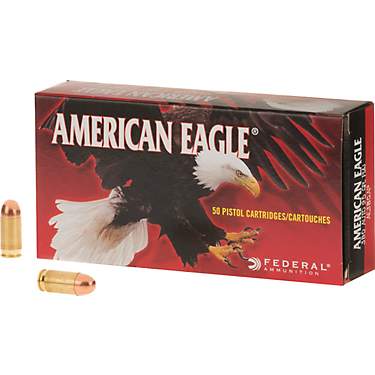 Federal Premium American Eagle .380 Auto (9 x 17mm Short) 95-Grain Handgun Ammunition