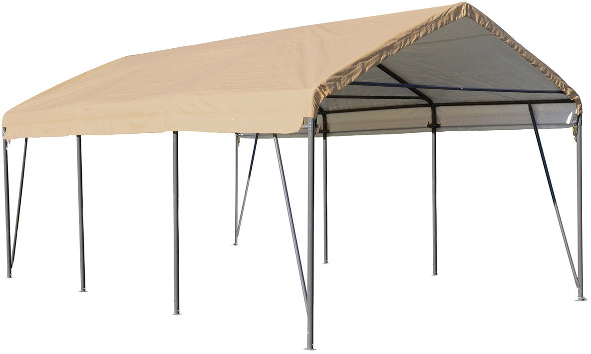 ShelterLogic Carport-in-a-Box® 12' x 20' Peak Style Carport