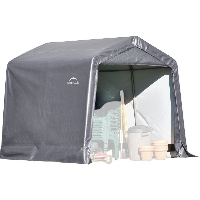 ShelterLogic 8' x 8' x 8' Shed-in-a-Box Grey - Canopy/Car Ports at Academy Sports