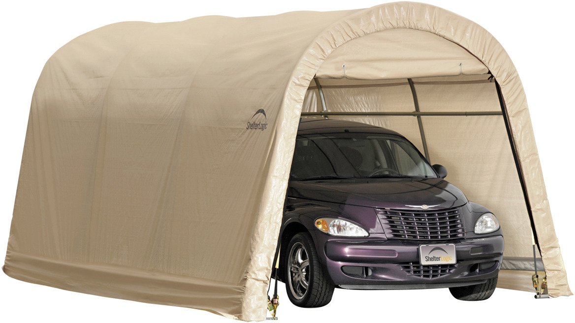 ShelterLogic AutoShelter RoundTop 1015 10 x 15 Portable Garage Academy