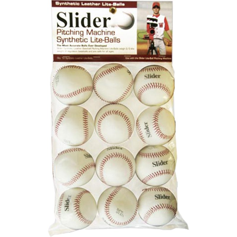 Trend Sports Slider Lite Pitching Machine Baseballs 12-Pack - Baseball/Softball Accessories at Academy Sports