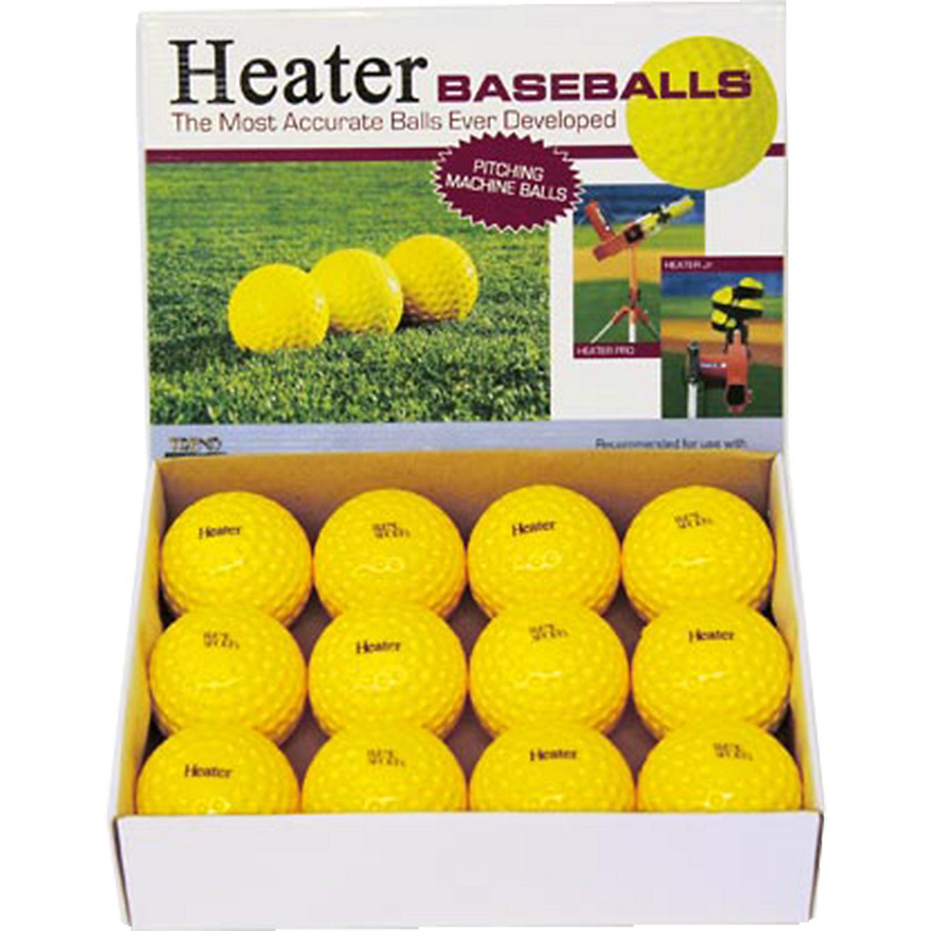 Heater Sports Pitching Machine Baseballs 12-Pack                                                                                 - view number 1