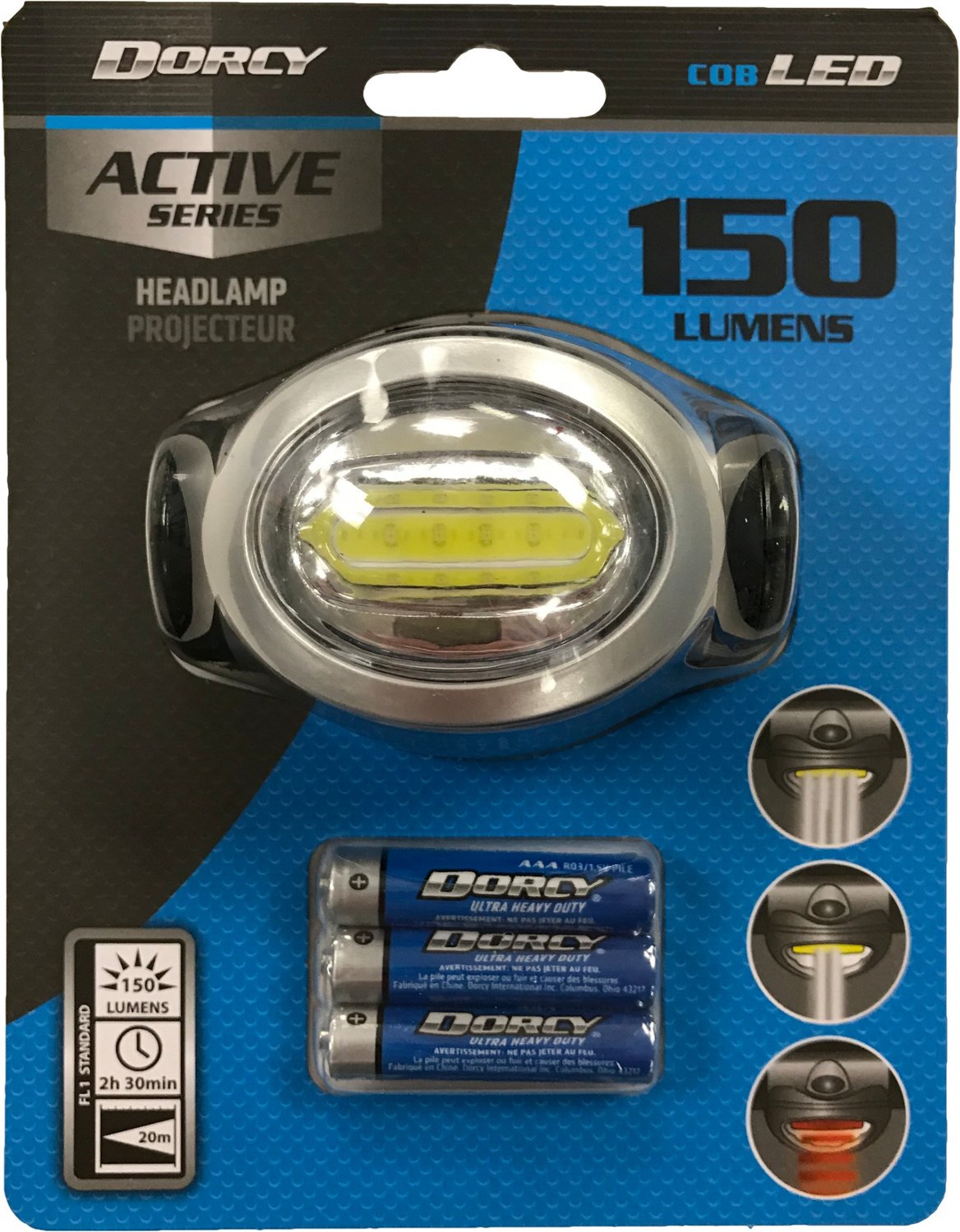 Dorcy LED COB Headlamp Assorted