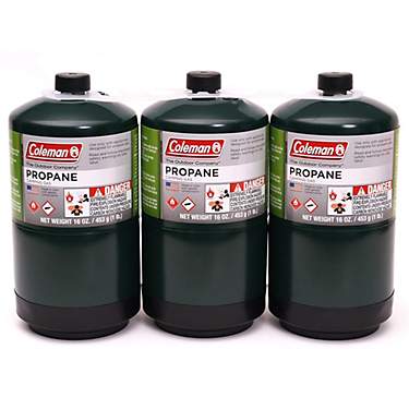 Coleman 16.4 oz. Camping Propane Cylinder 3-Pack                                                                                