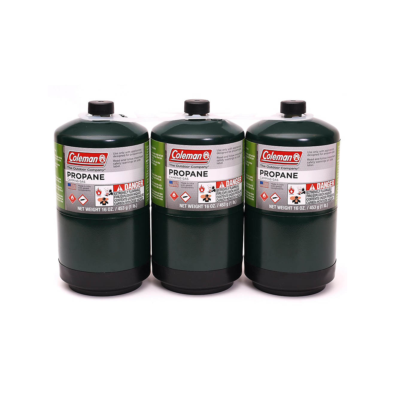 Coleman 16.4 oz. Camping Propane Cylinder 3-Pack                                                                                 - view number 1