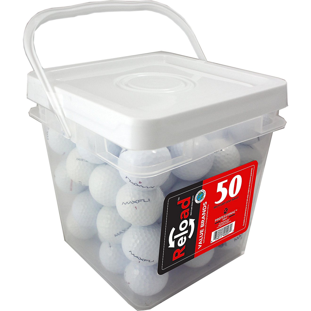 PG Professional Golf Reload™ Recycled Golf Balls 50-Pack                                                                       - view number 1