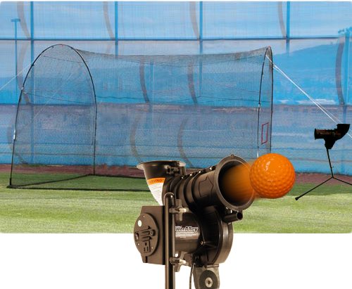 Trend Sports PowerAlley LiteBall Pitching Machine with HomeRun Batting