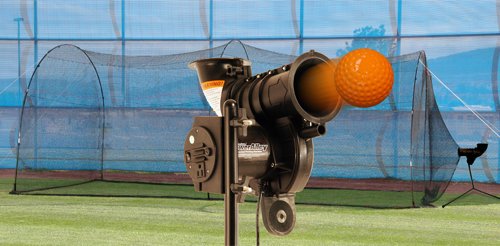 Heater Sports PowerAlley LiteBall Pitching Machine and 10' x 12' x 20