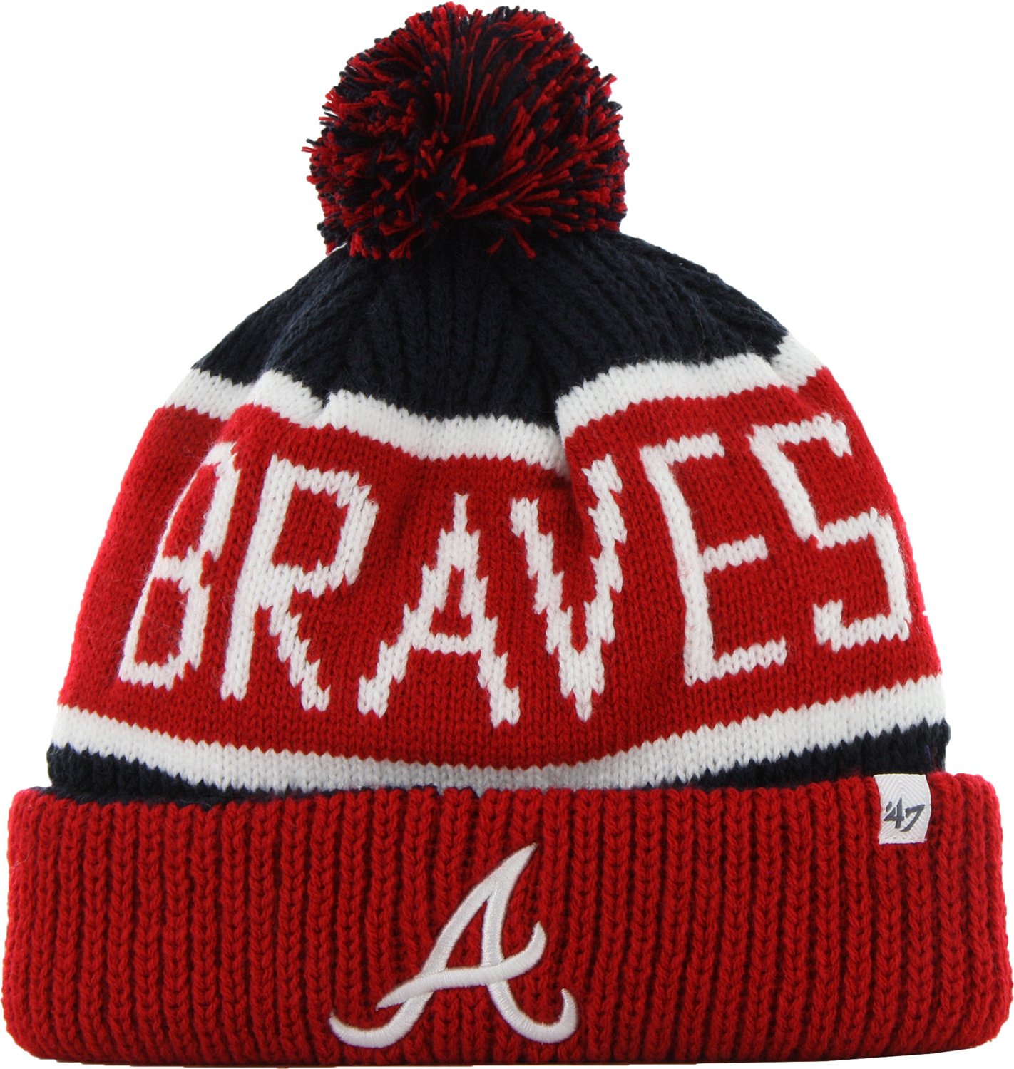 '47 Men's Atlanta Braves Calgary Cuff Knit Hat Academy