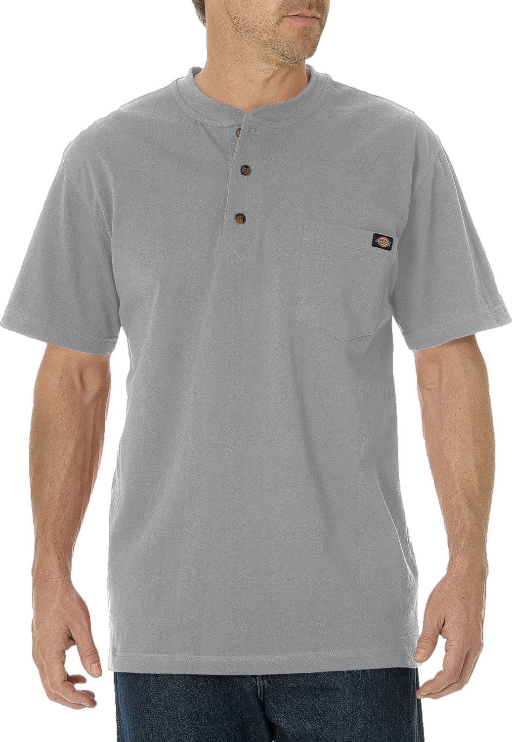 Dickies Men's Short Sleeve Heavyweight Henley                                                                                    - view number 3