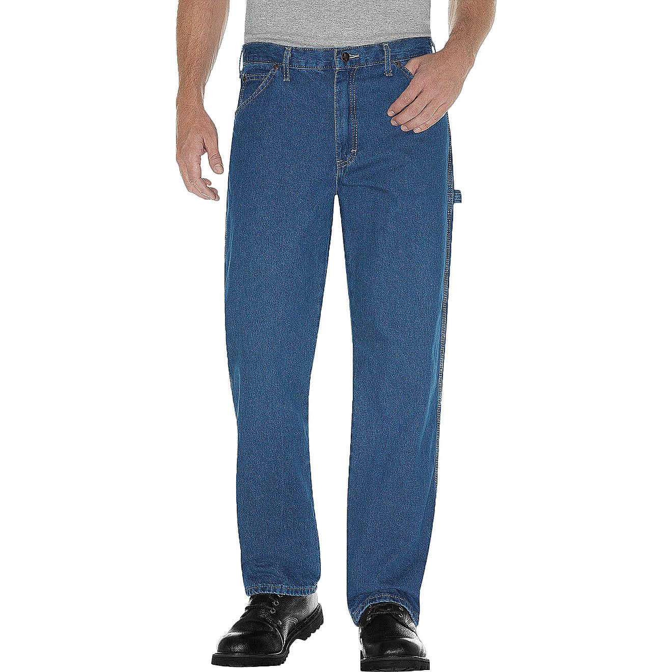 Dickies Men's Relaxed Fit Stonewashed Carpenter Denim Jean | Academy