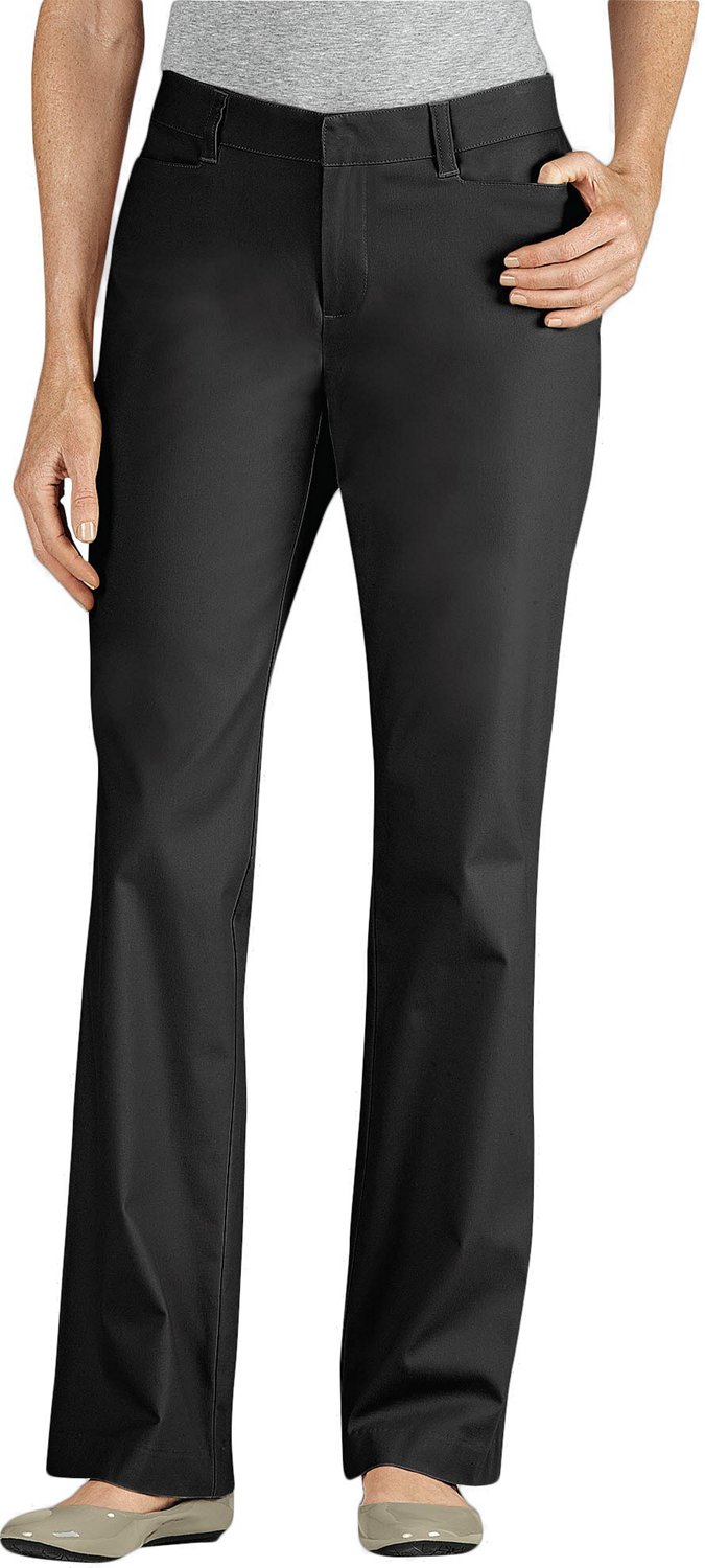 Dickies Women's Curvy Fit Straight Leg Stretch Twill Pant | Academy