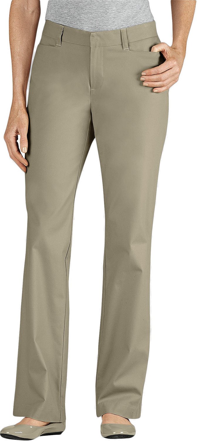 Genuine Dickies Women's Curvy Stretch Twill Straight Leg Service