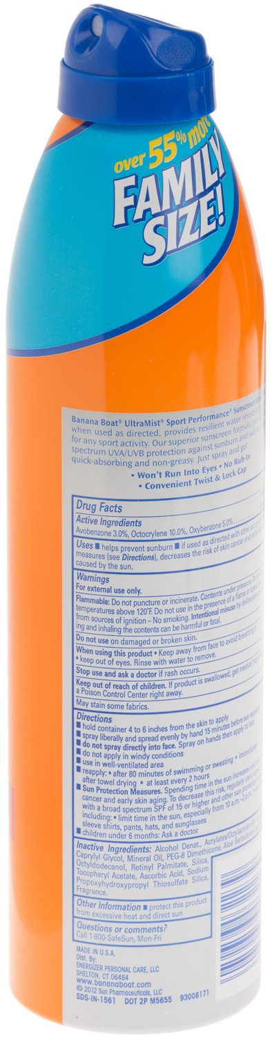 Banana Boat® Sport Performance UltraMist 9.5 fl. oz. SPF 50 Clear Spray                                                         - view number 2