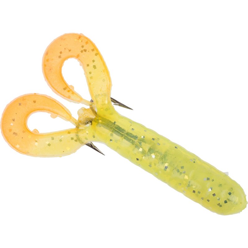Flounder Pounder Curly Tail Tube Chartreuse - Salt Wtr Sft Plastic at Academy Sports