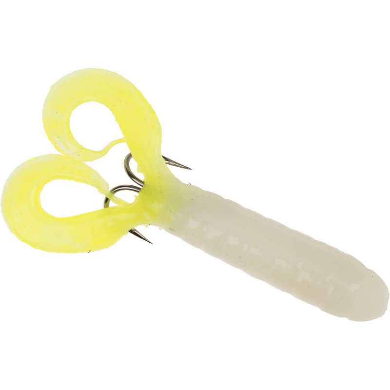 Flounder Pounder Curly Tail Tube Glow - Salt Wtr Sft Plastic at Academy Sports