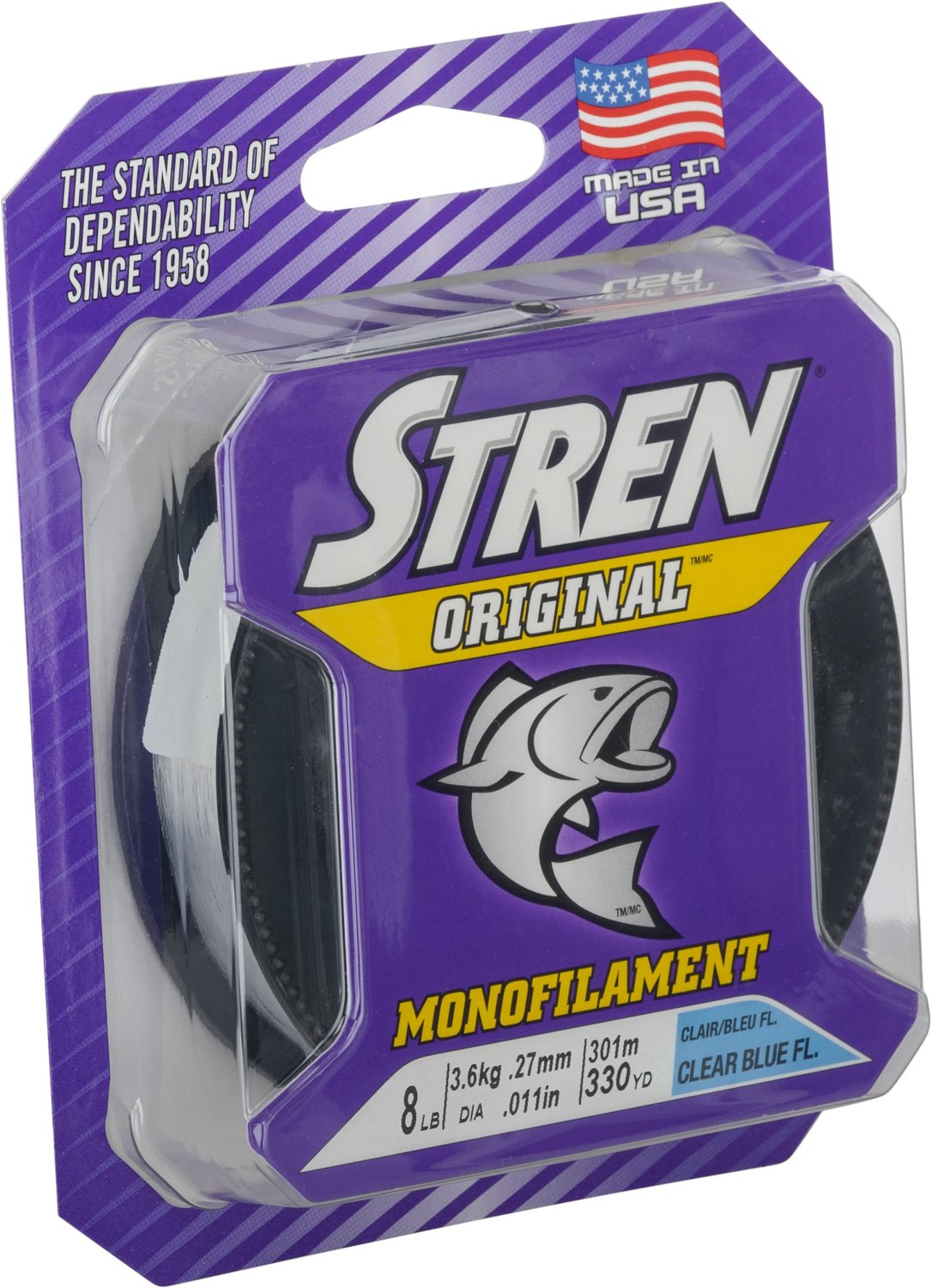 Stren Original Monofilament Fishing Line 14 LB 330 Yards Clear