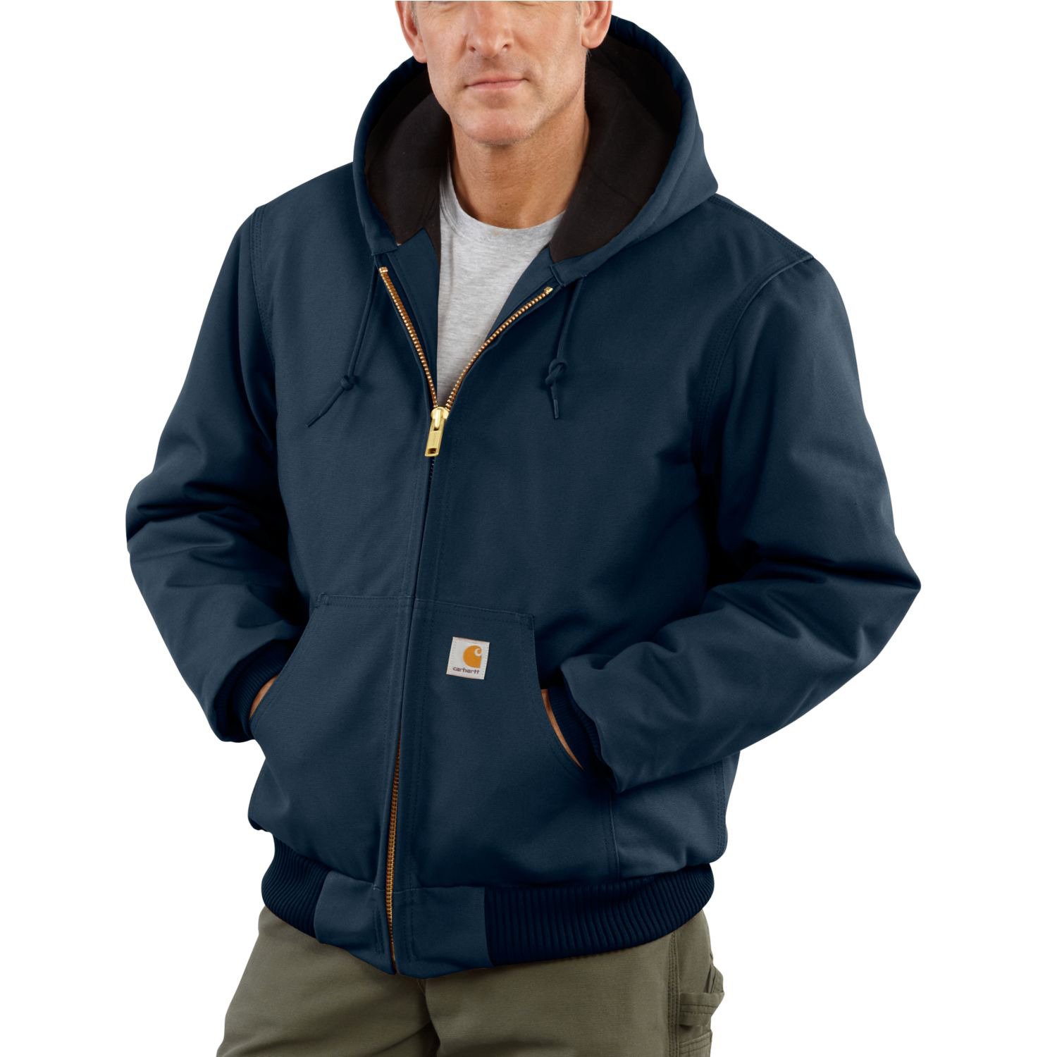 ジャケット・アウター \"Active JKT Quilted Flannel Lined\" Carhartt - Men's Quilted-Flannel-Lined Duck Loose Fit Active