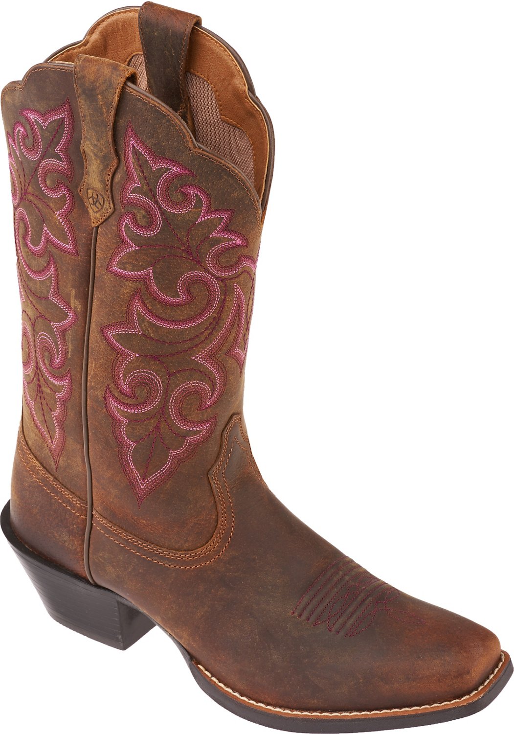 Ariat Women s Round Up Square Toe Cowboy Boots Academy