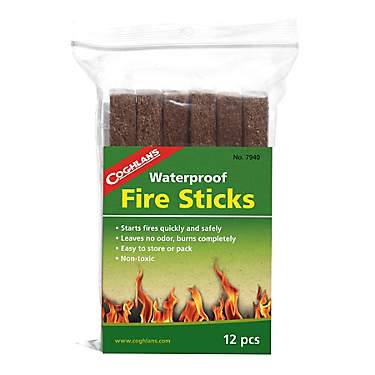 Coghlan's Waterproof Fire Sticks 12-Pack                                                                                        