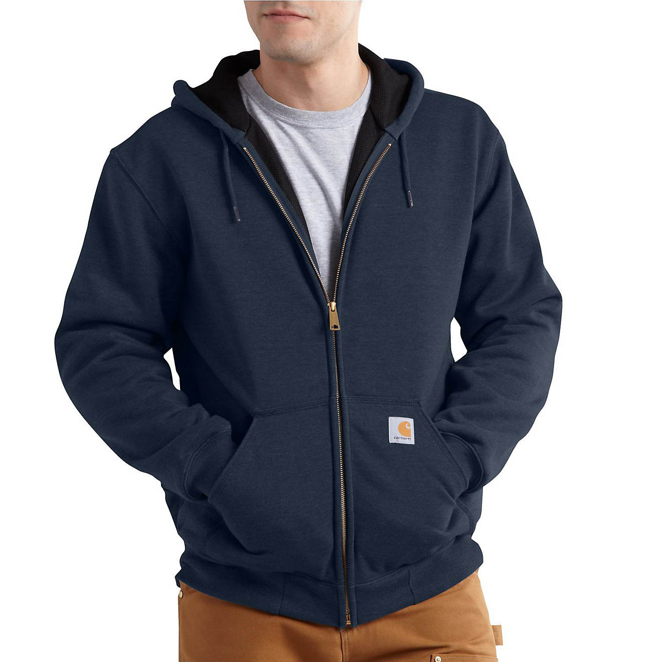 Carhartt Men's Rutland Thermal-Lined Zip-Front Hooded Sweatshirt | Academy