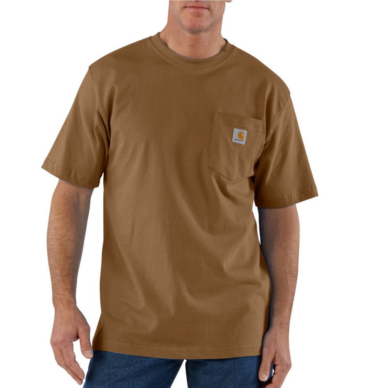 Big & Tall Men's Workwear Pocket Tee - Carhartbrw - Size 4XLT