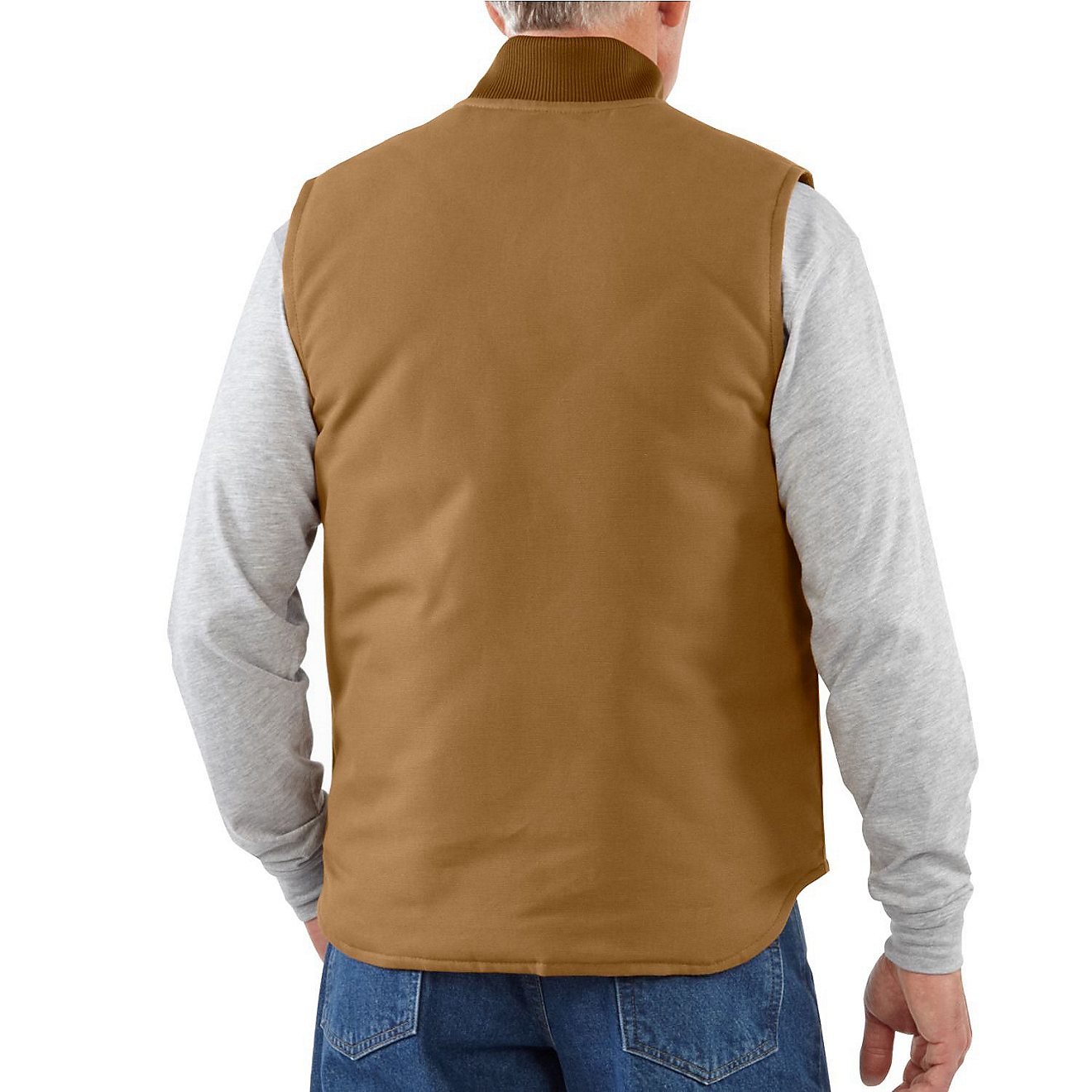 Carhartt Men's Duck Arctic-Quilt-Lined Vest                                                                                      - view number 4