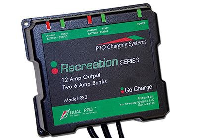 Dual Pro Recreation Series 2Bank Battery Charger Academy