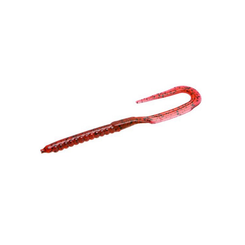 Zoom U-Tail 6" Worm Baits 20-Pack Red - Frsh Wtr Soft Plastic at Academy Sports