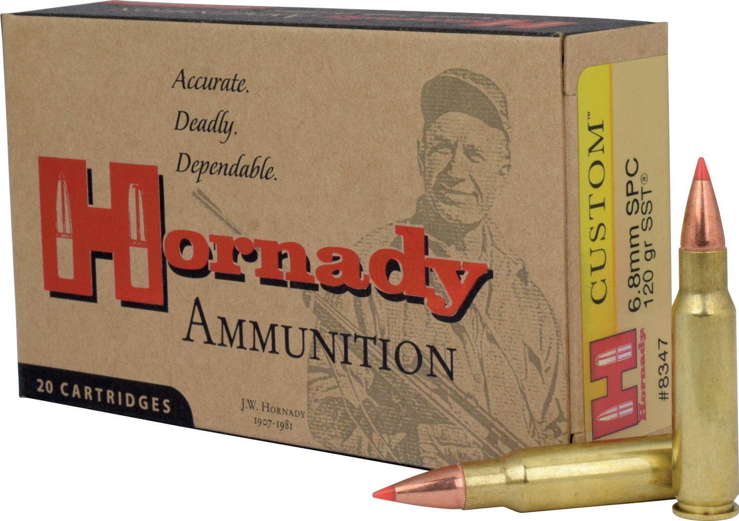 Hornady Sst 6.8mm Spc 120-grain Centerfire Rifle Ammunition 