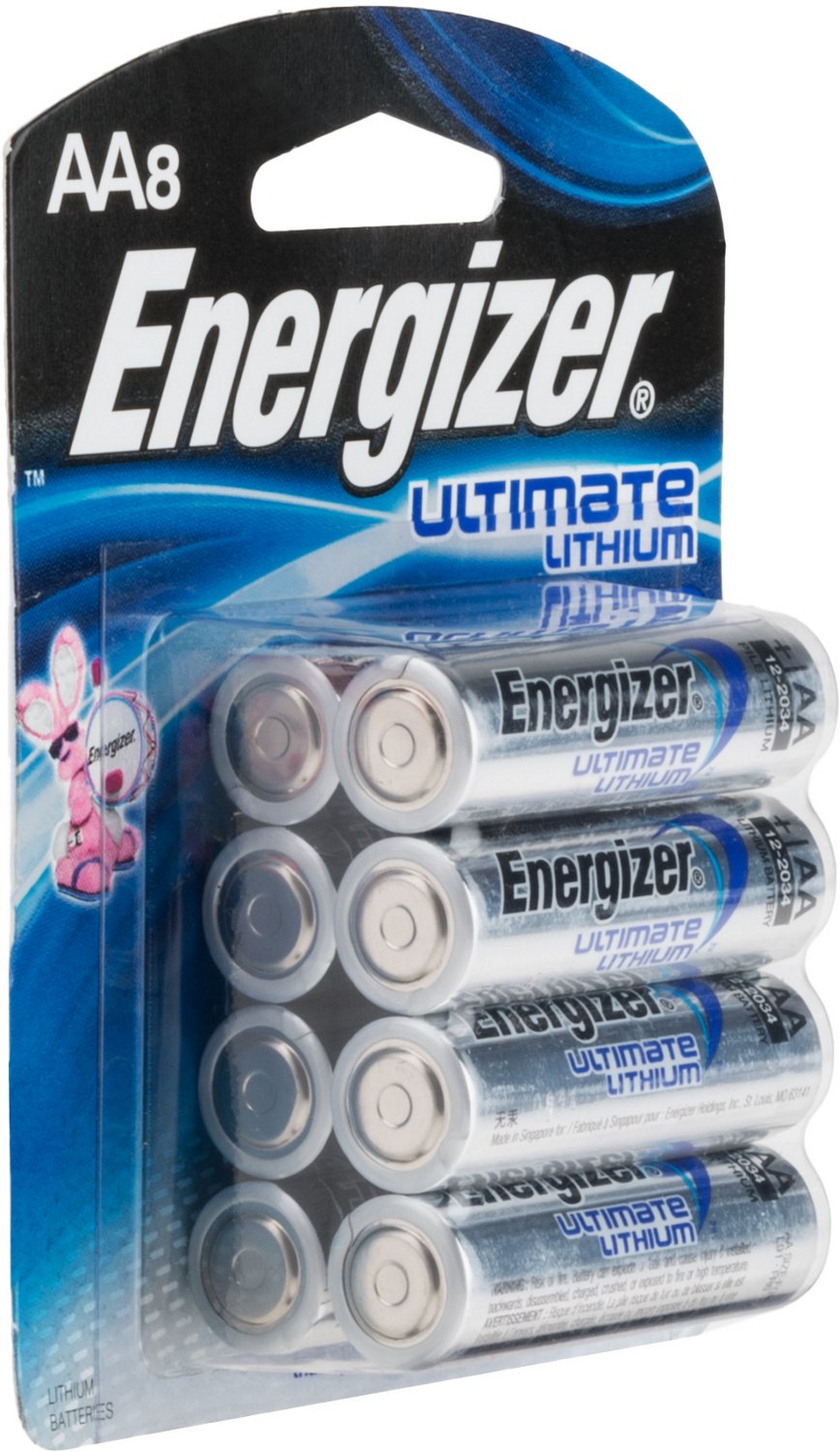 Energizer® Ultimate Lithium AA Batteries 8-Pack