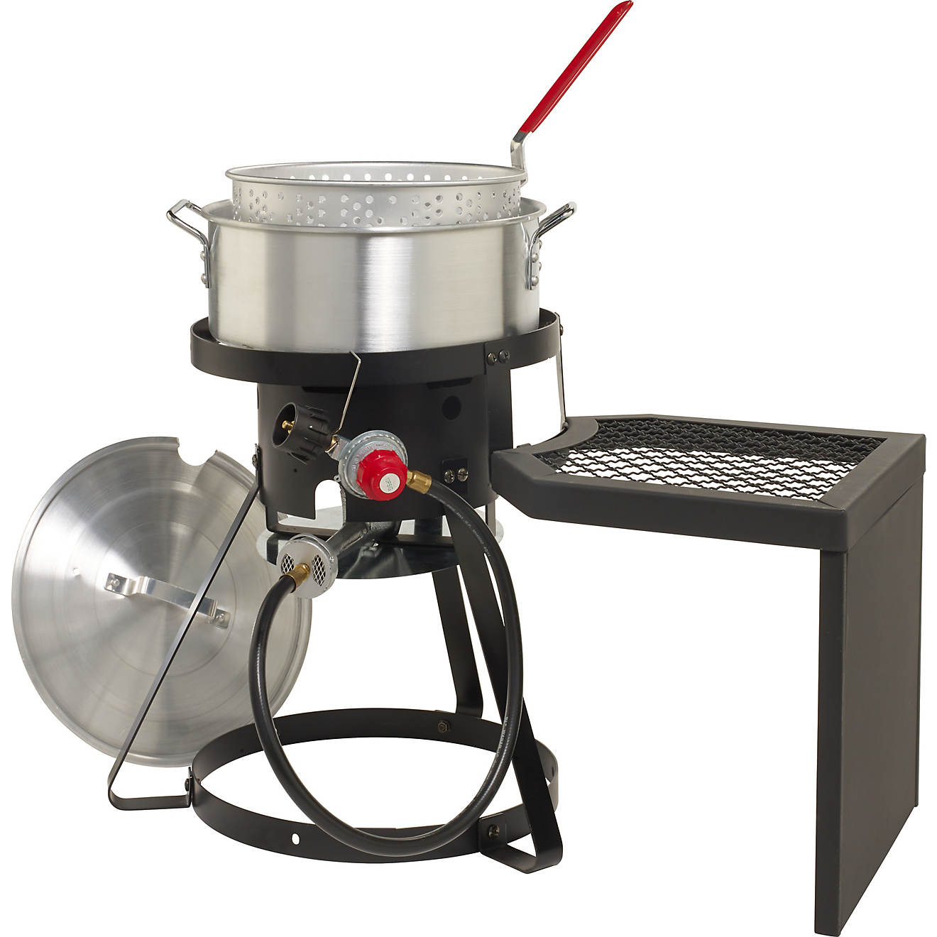 Outdoor Gourmet 10 qt Fish Fryer Set with Side Table