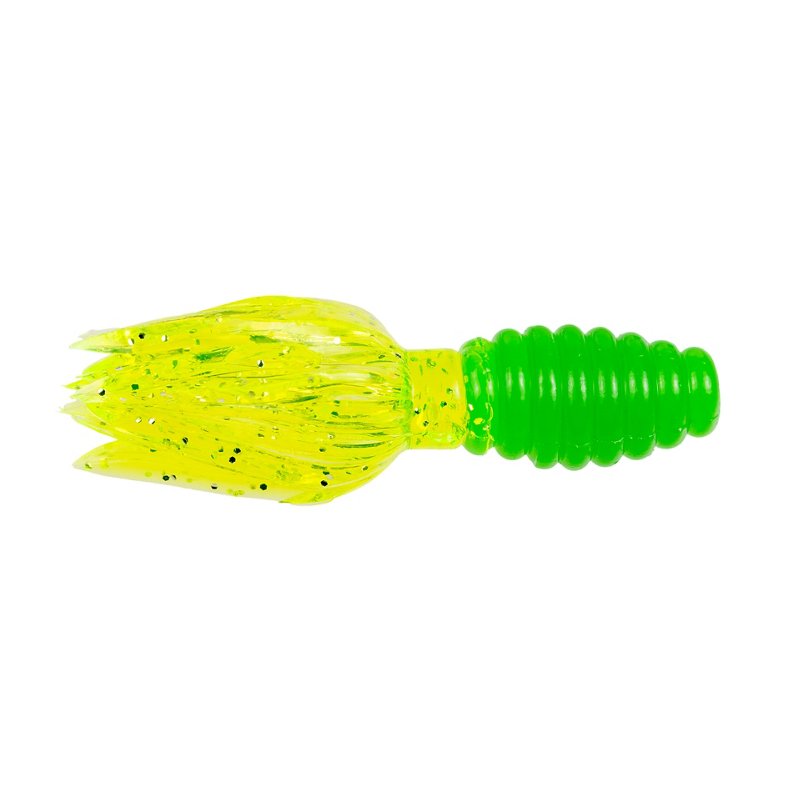 Strike King Mr. Crappie Thunder 1-1/2" Tube Baits 10-Pack Chartreuse - Frsh Wtr Panfish Bait at Academy Sports