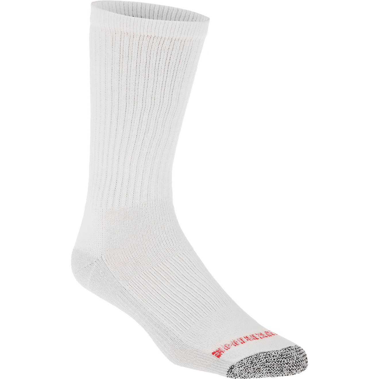 Wolverine Men's Cotton Comfort Steel Toe Boot Socks 6 Pack                                                                       - view number 1