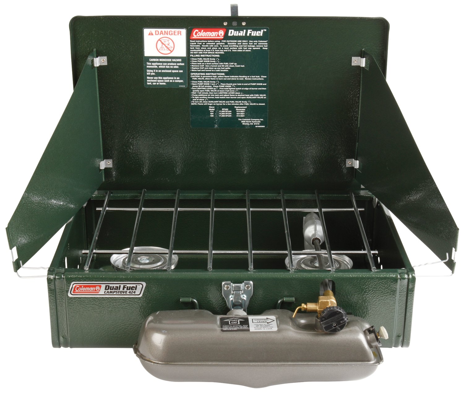 Coleman® Guide Series™ 2-Burner Dual-Fuel Stove                                                                               - view number 3