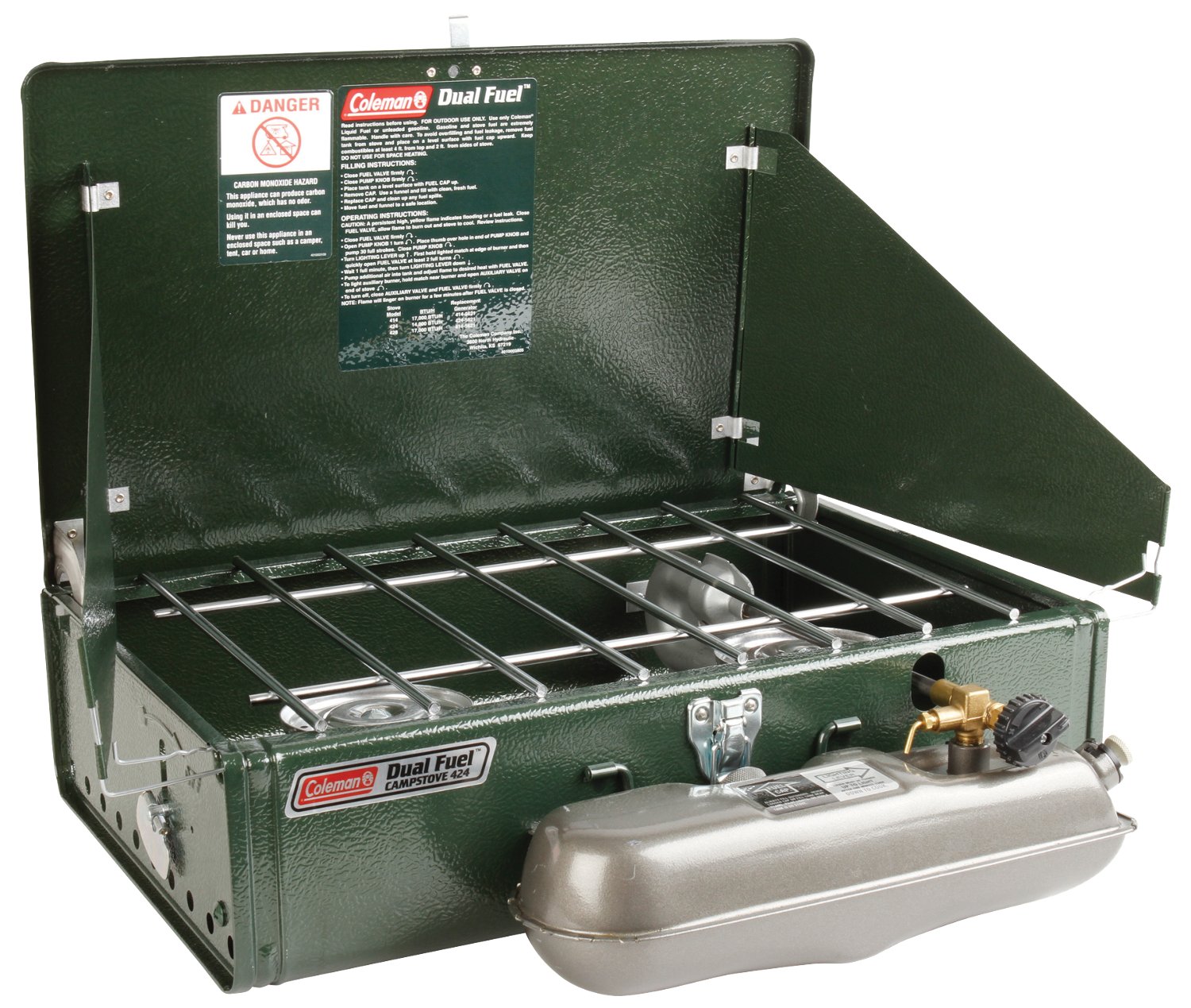 Coleman® Guide Series™ 2-Burner Dual-Fuel Stove                                                                               - view number 5