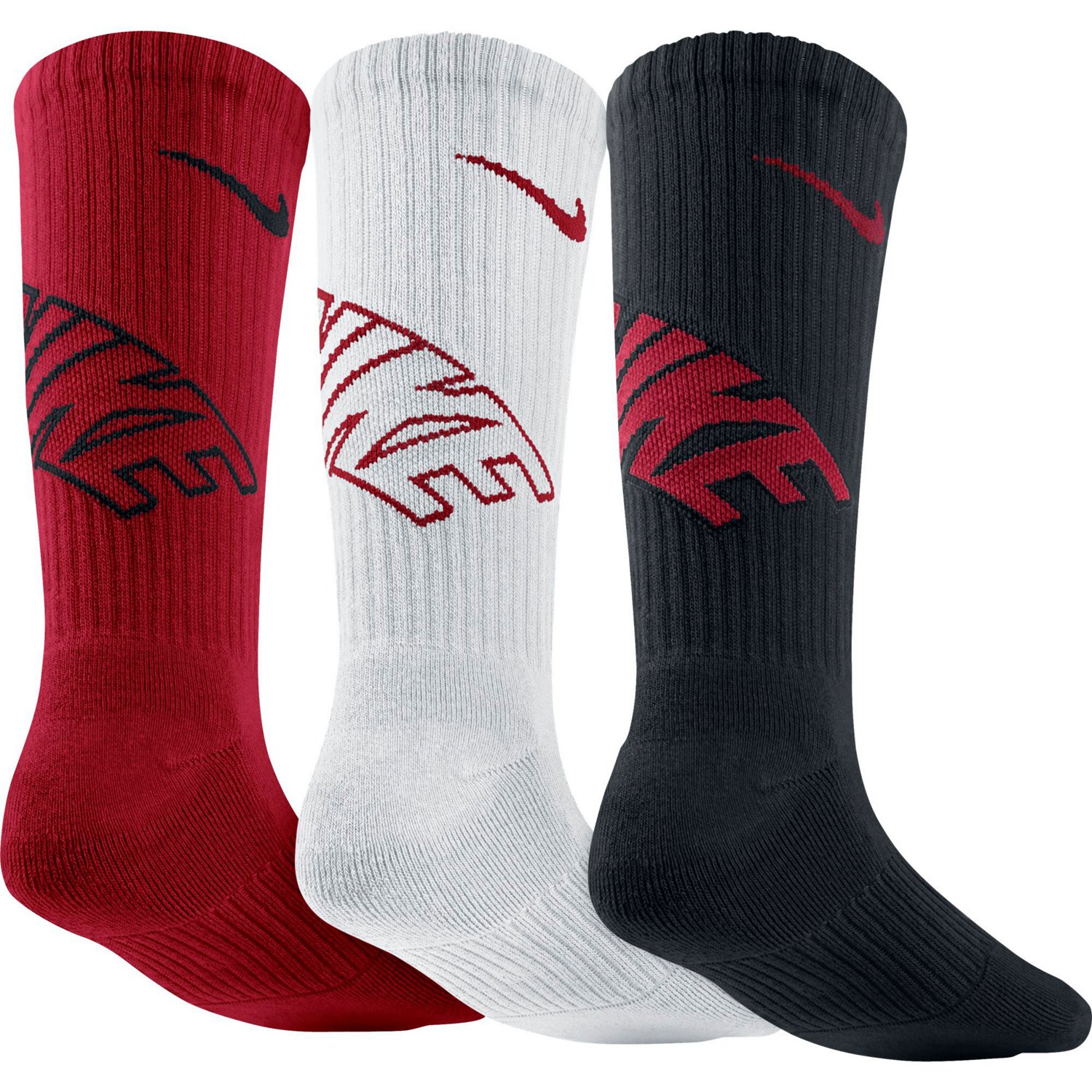 Nike Boys' Graphic Crew Cotton Cushion Socks 3 Pack - view number 2