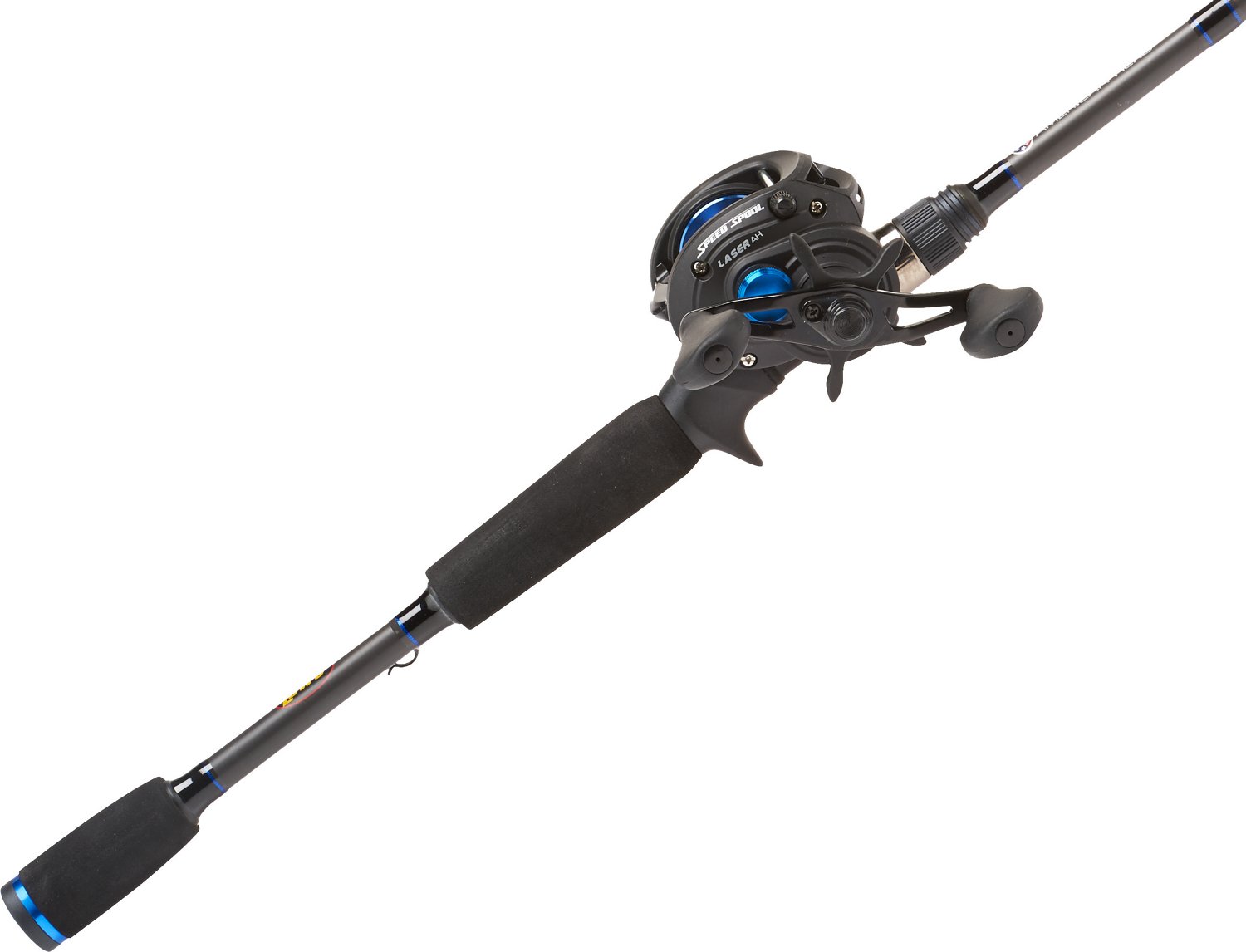 Lew's American Hero Baitcast Reel and Fishing Rod Combo, 7-Foot