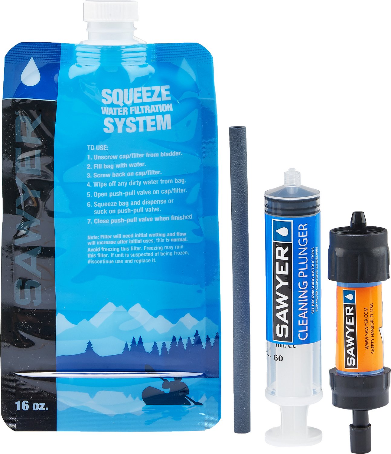 AFI-USA ClearWater Mountain Personal Filtration Straw Purifier - KnifeCenter