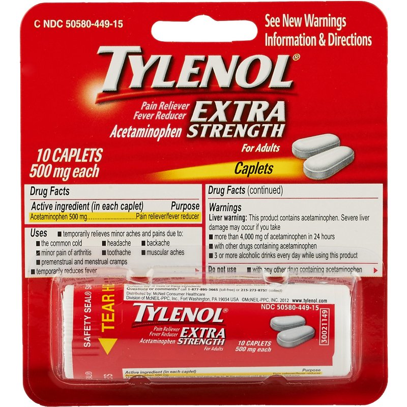 Tylenol Extra Stren… - image
