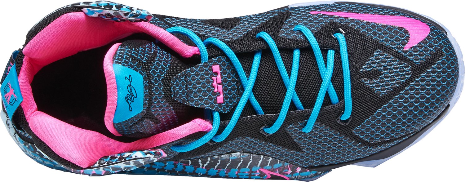 Nike Boys' LeBron XII GS Basketball Shoes - view number 4