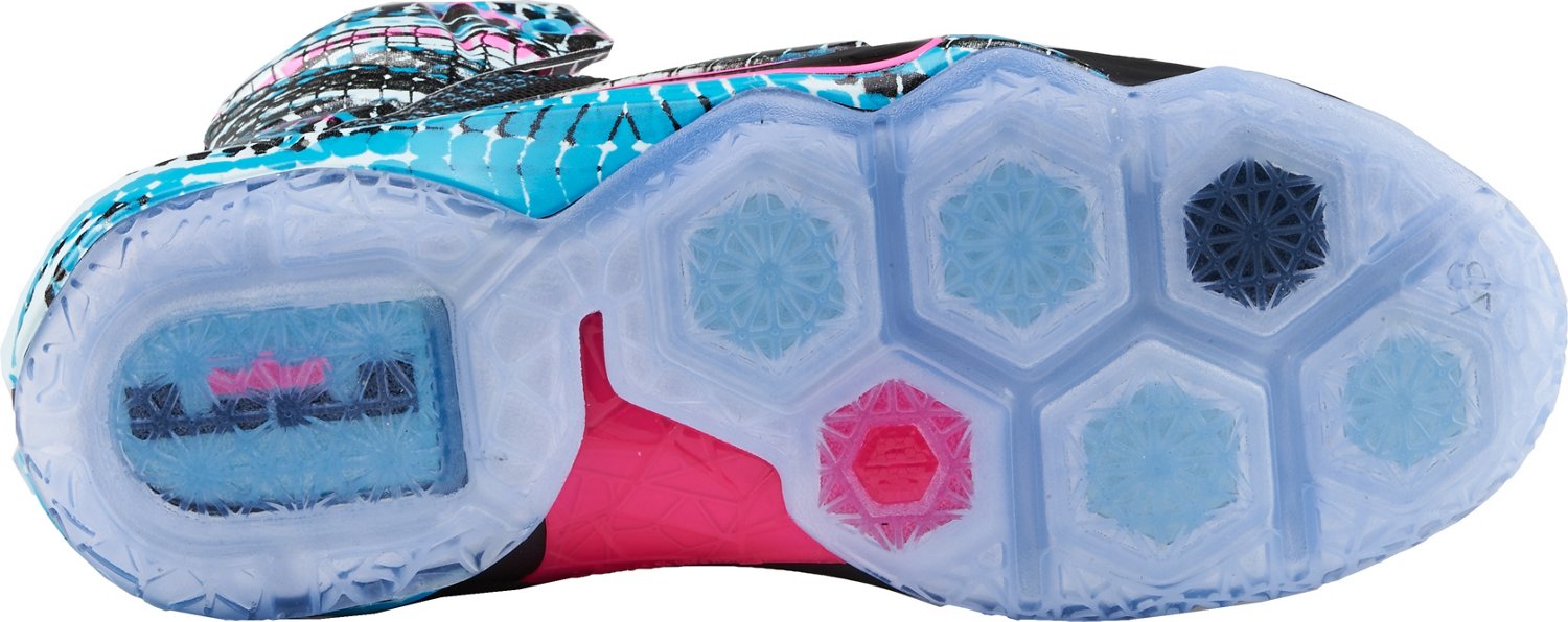 Nike Boys' LeBron XII GS Basketball Shoes - view number 5