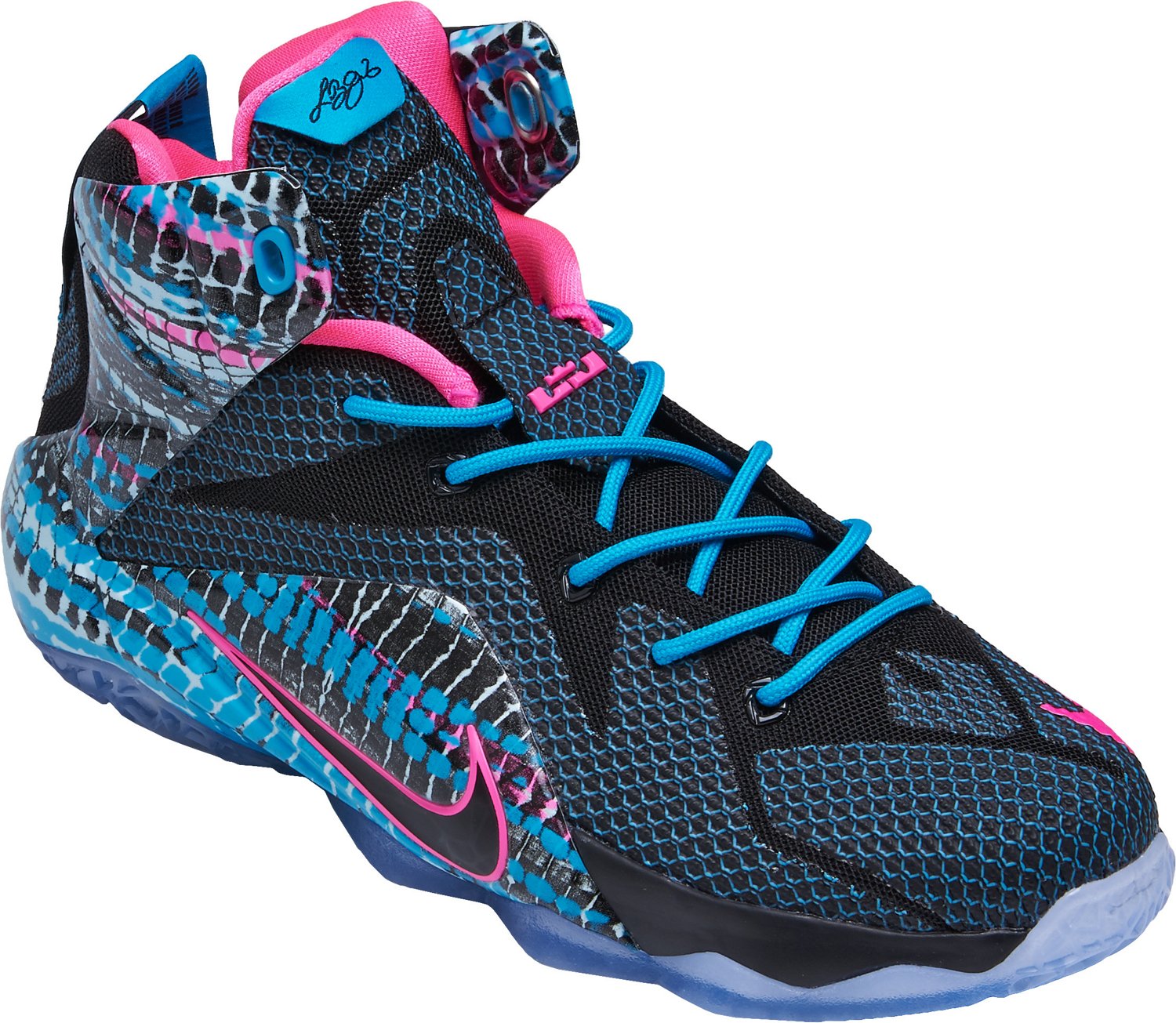 Nike Boys' LeBron XII GS Basketball Shoes - view number 2