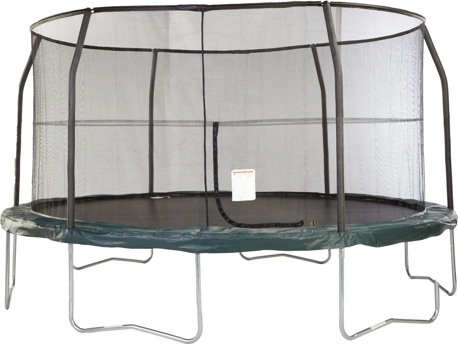 Jumpking Jump Pod 14' Round Trampoline with Enclosure Academy